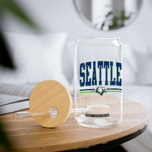 Seattle City Pride Glass Can Vintage Game Day Sports Fan Style TS02 Print Your Wear
