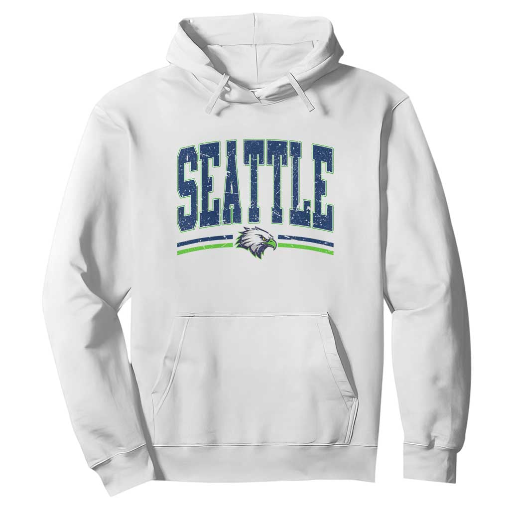 Seattle City Pride Hoodie Vintage Game Day Sports Fan Style TS02 White Print Your Wear