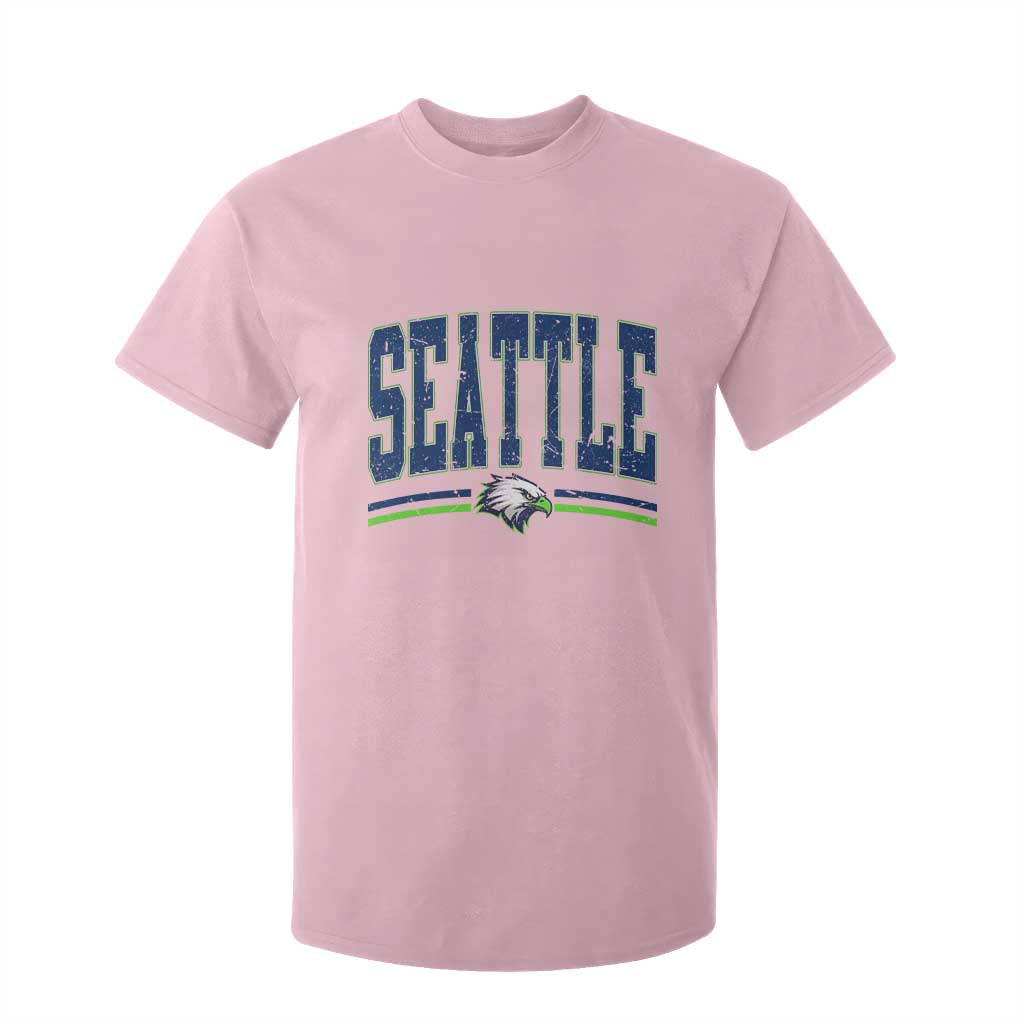 Seattle City Pride T Shirt For Kid Vintage Game Day Sports Fan Style TS02 Light Pink Print Your Wear