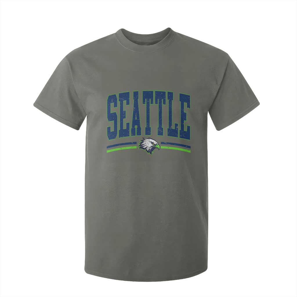 Seattle City Pride T Shirt For Kid Vintage Game Day Sports Fan Style TS02 Military Green Print Your Wear