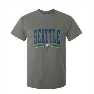 Seattle City Pride T Shirt For Kid Vintage Game Day Sports Fan Style TS02 Military Green Print Your Wear