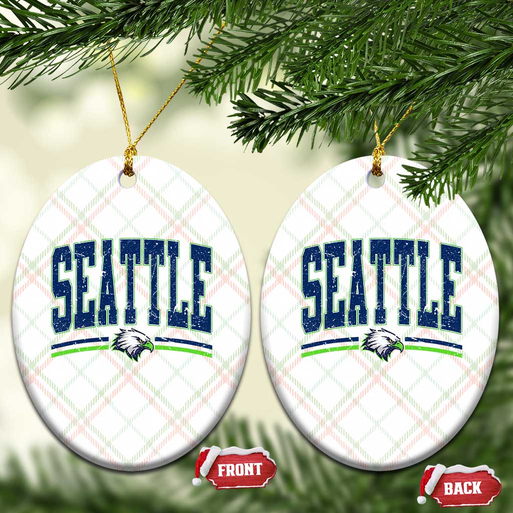 Seattle City Pride Ceramic Ornament Vintage Game Day Sports Fan Style TS02 Print Your Wear