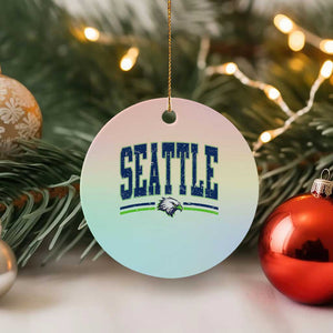 Seattle City Pride Ceramic Ornament Vintage Game Day Sports Fan Style TS02 1pc Pastel Print Your Wear