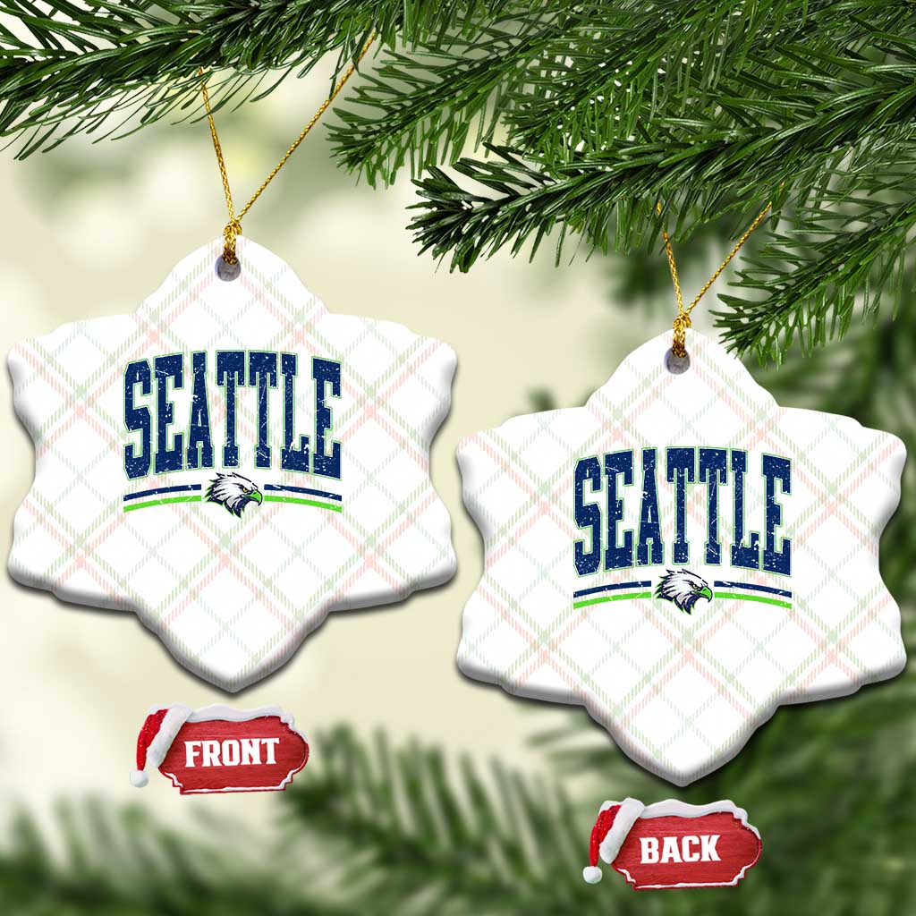 Seattle City Pride Ceramic Ornament Vintage Game Day Sports Fan Style TS02 Print Your Wear