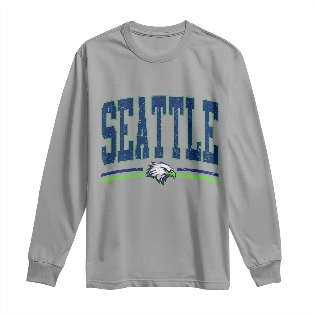 Seattle City Pride Long Sleeve Shirt Vintage Game Day Sports Fan Style TS02 Sport Gray Print Your Wear