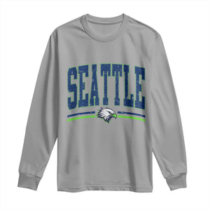 Seattle City Pride Long Sleeve Shirt Vintage Game Day Sports Fan Style TS02 Sport Gray Print Your Wear
