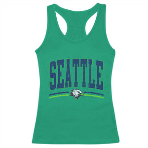 Seattle City Pride Racerback Tank Top Vintage Game Day Sports Fan Style TS02 Irish Green Print Your Wear