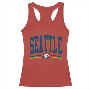Seattle City Pride Racerback Tank Top Vintage Game Day Sports Fan Style TS02 Red Print Your Wear