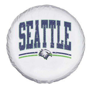 Seattle City Pride Spare Tire Cover Vintage Game Day Sports Fan Style TS02 Print Your Wear
