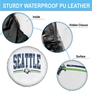 Seattle City Pride Spare Tire Cover Vintage Game Day Sports Fan Style TS02 Print Your Wear