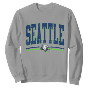 Seattle City Pride Sweatshirt Vintage Game Day Sports Fan Style TS02 Sport Gray Print Your Wear