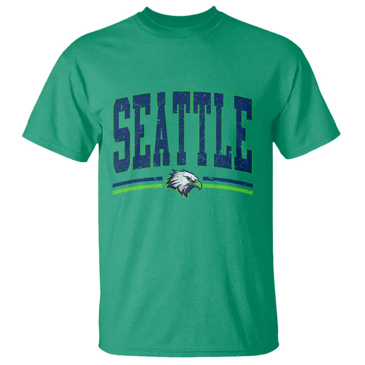 Seattle City Pride T Shirt Vintage Game Day Sports Fan Style TS02 Irish Green Print Your Wear