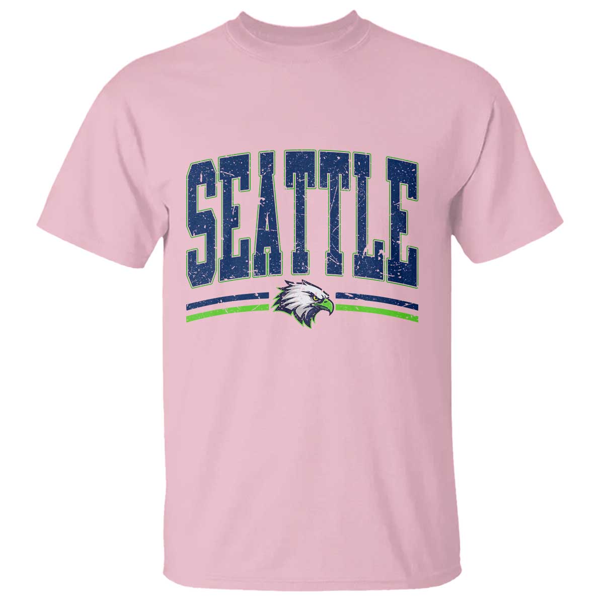 Seattle City Pride T Shirt Vintage Game Day Sports Fan Style TS02 Light Pink Print Your Wear