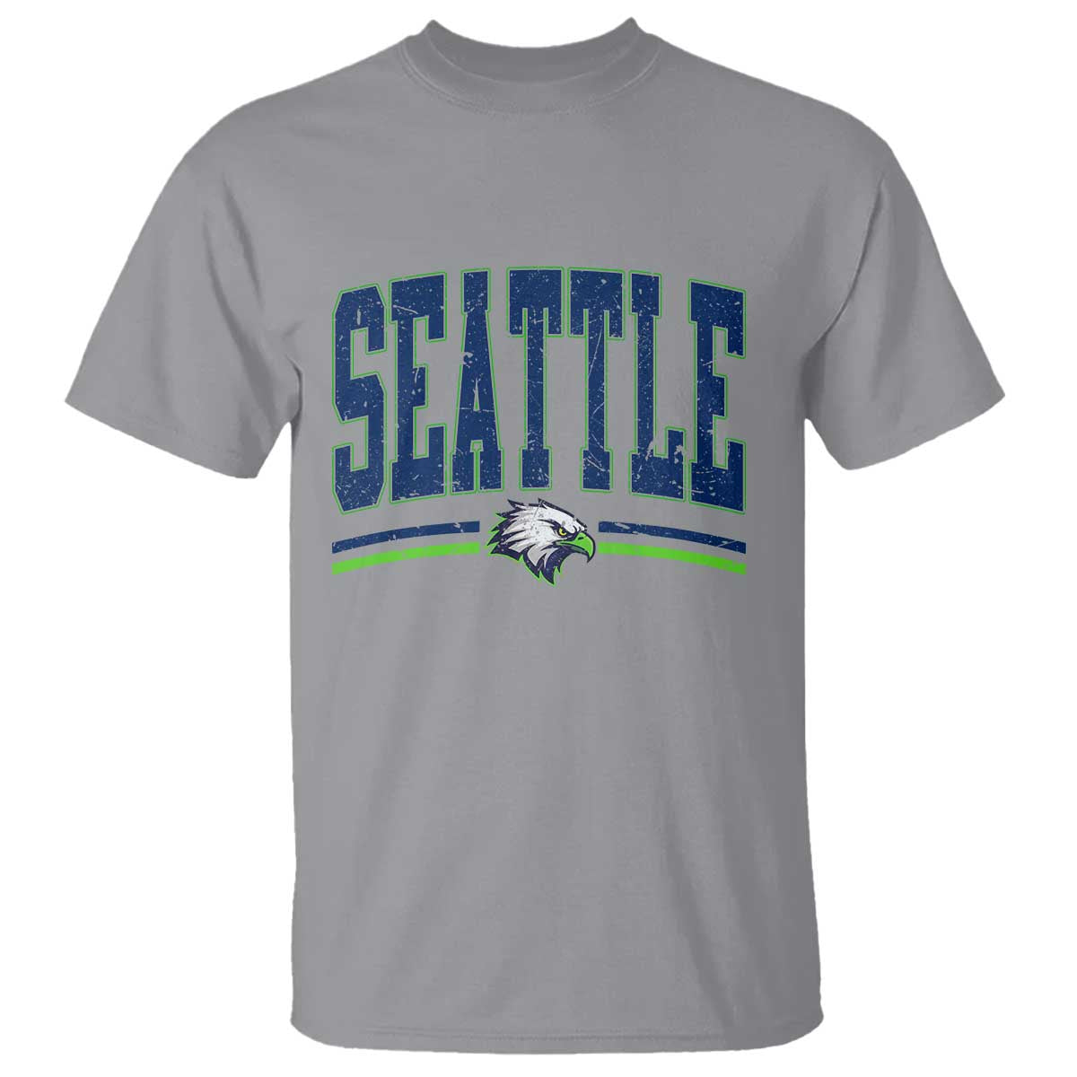 Seattle City Pride T Shirt Vintage Game Day Sports Fan Style TS02 Sport Gray Print Your Wear