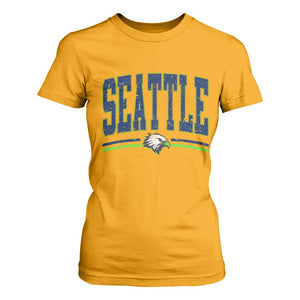 Seattle City Pride T Shirt For Women Vintage Game Day Sports Fan Style TS02 Gold Print Your Wear