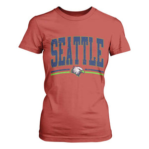 Seattle City Pride T Shirt For Women Vintage Game Day Sports Fan Style TS02 Red Print Your Wear