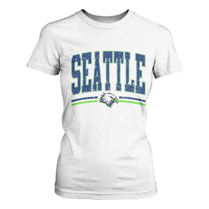 Seattle City Pride T Shirt For Women Vintage Game Day Sports Fan Style TS02 White Print Your Wear