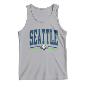 Seattle City Pride Tank Top Vintage Game Day Sports Fan Style TS02 Athletic Heather Print Your Wear