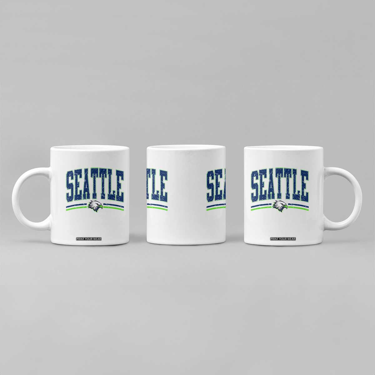 Seattle City Pride Coffee Mug Vintage Game Day Sports Fan Style TS02 Print Your Wear