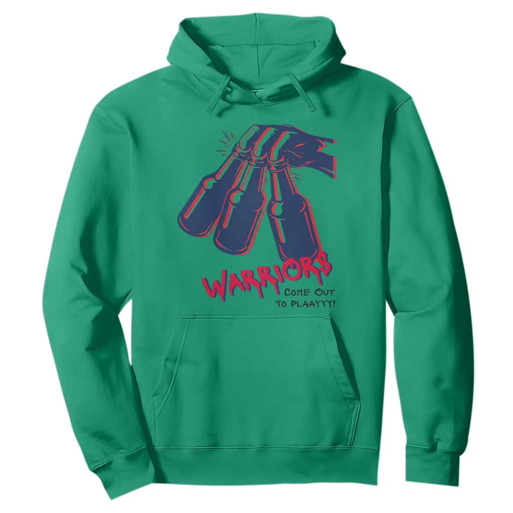 Warriors Come Out to Play Hoodie Energetic Game Day Patriot Motivation TS02 Irish Green Print Your Wear