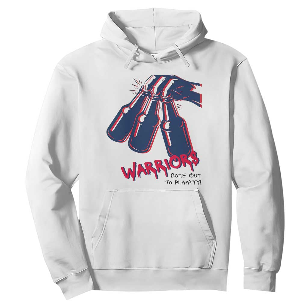 Warriors Come Out to Play Hoodie Energetic Game Day Patriot Motivation TS02 White Print Your Wear