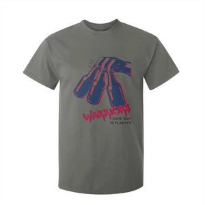Warriors Come Out to Play T Shirt For Kid Energetic Game Day Patriot Motivation TS02 Military Green Print Your Wear
