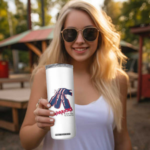 Warriors Come Out to Play Skinny Tumbler Energetic Game Day Patriot Motivation TS02 Print Your Wear