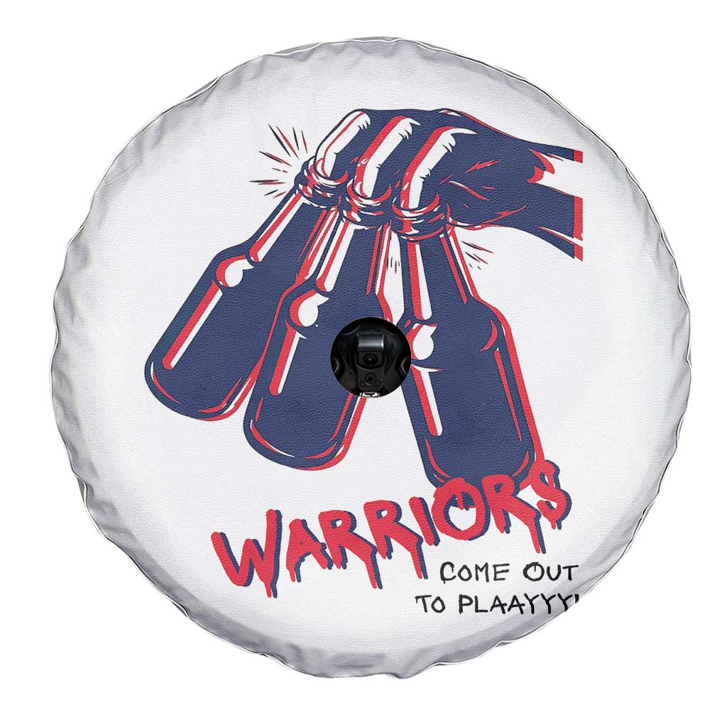 Warriors Come Out to Play Spare Tire Cover Energetic Game Day Patriot Motivation TS02 Print Your Wear