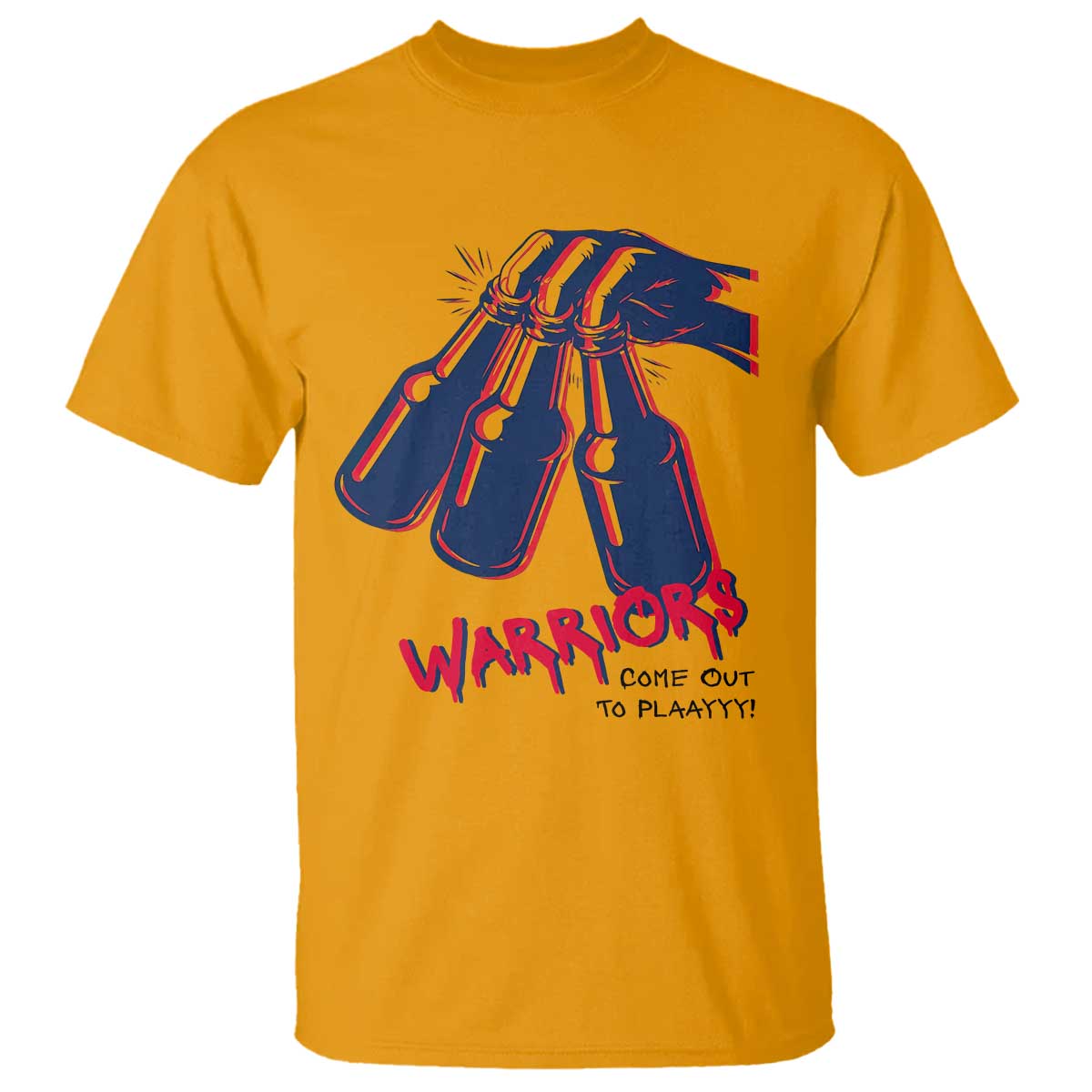 Warriors Come Out to Play T Shirt Energetic Game Day Patriot Motivation TS02 Gold Print Your Wear