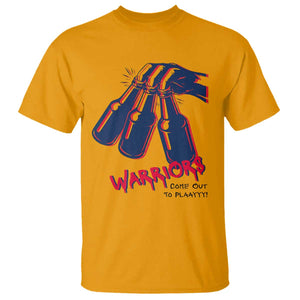 Warriors Come Out to Play T Shirt Energetic Game Day Patriot Motivation TS02 Gold Print Your Wear