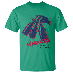 Warriors Come Out to Play T Shirt Energetic Game Day Patriot Motivation TS02 Irish Green Print Your Wear