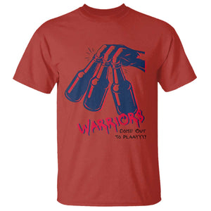 Warriors Come Out to Play T Shirt Energetic Game Day Patriot Motivation TS02 Red Print Your Wear