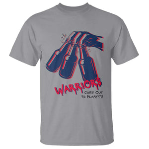 Warriors Come Out to Play T Shirt Energetic Game Day Patriot Motivation TS02 Sport Gray Print Your Wear