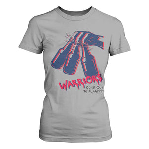 Warriors Come Out to Play T Shirt For Women Energetic Game Day Patriot Motivation TS02 Sport Gray Print Your Wear
