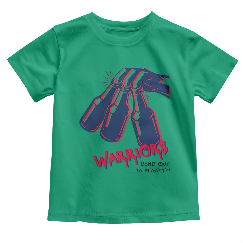Warriors Come Out to Play Toddler T Shirt Energetic Game Day Patriot Motivation TS02 Irish Green Print Your Wear