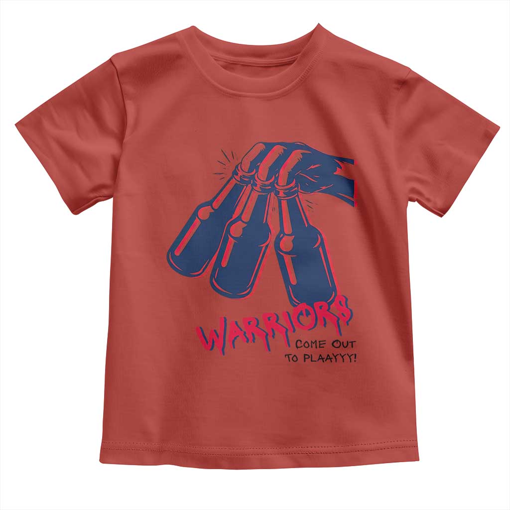 Warriors Come Out to Play Toddler T Shirt Energetic Game Day Patriot Motivation TS02 Red Print Your Wear