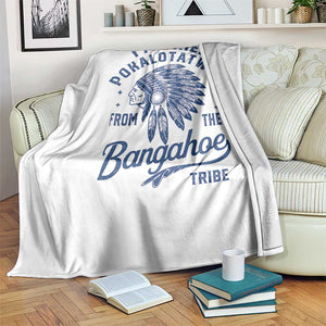 Funny I'm Chief Pokalotatwat from The Tribe Throw Blanket Indigenous Native American Headdress TS02 Print Your Wear