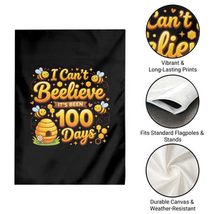 I Can't Believe It's Been 100 Days of School Cute Bee Garden Flag TS02 Print Your Wear