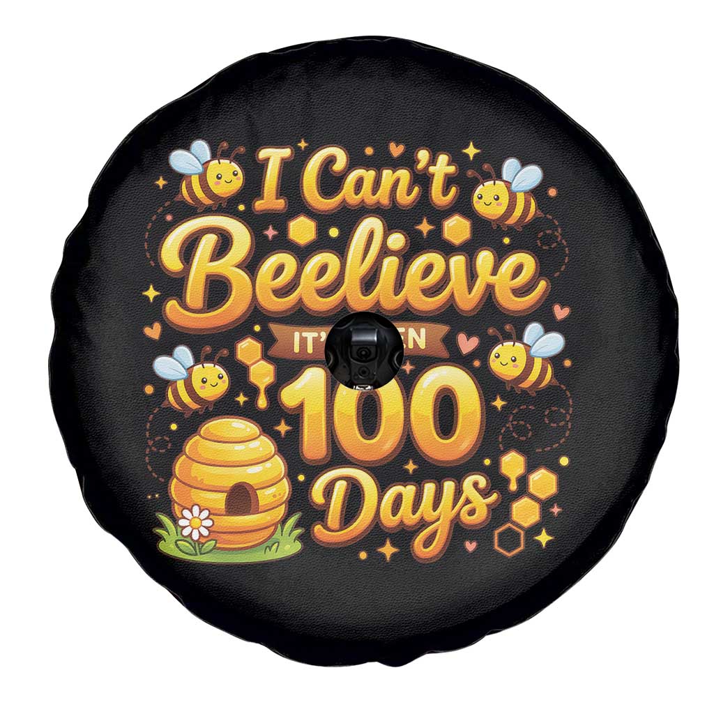 I Can't Believe It's Been 100 Days of School Cute Bee Spare Tire Cover TS02 Print Your Wear