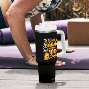 I Can't Believe It's Been 100 Days of School Cute Bee Tumbler With Handle TS02 Print Your Wear