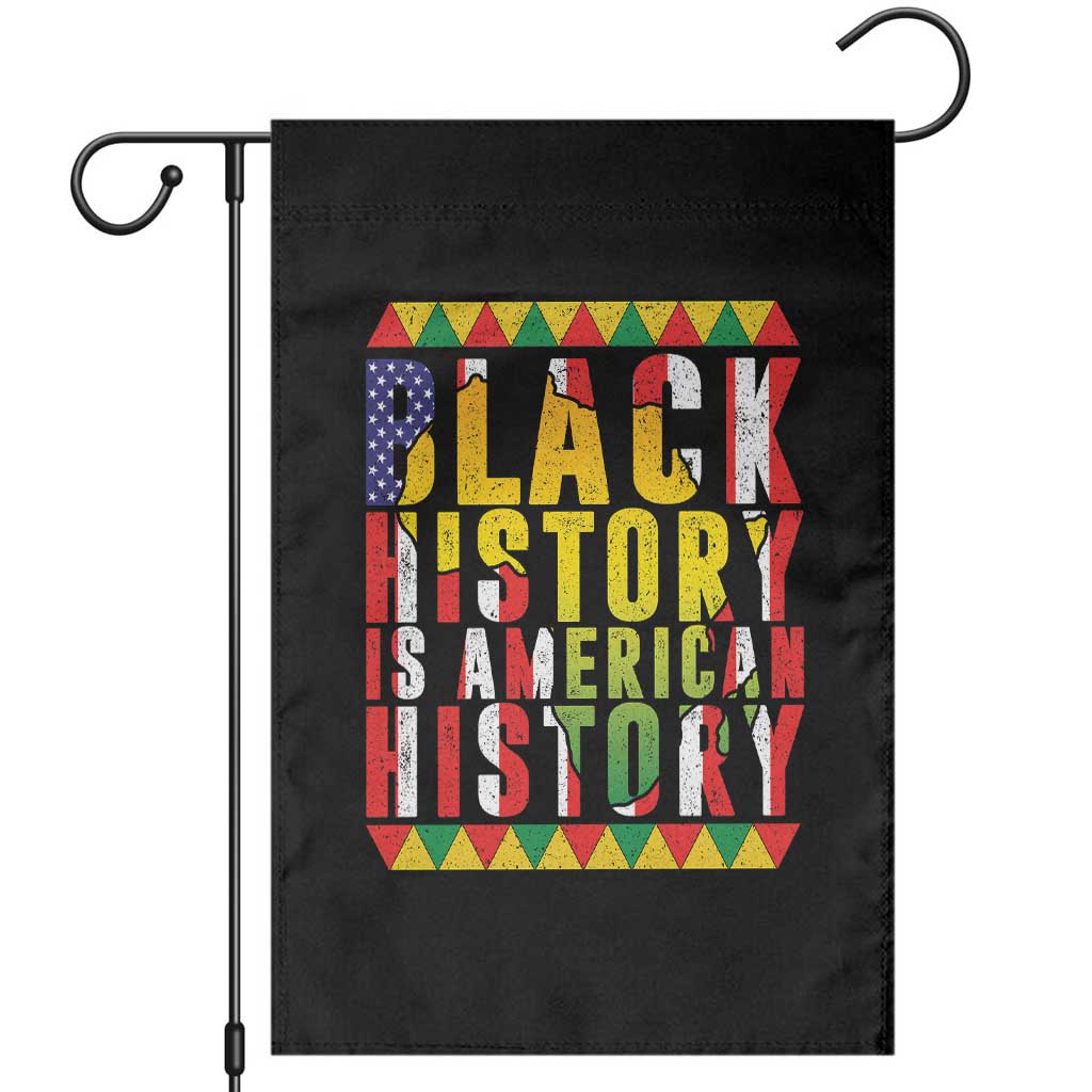 Black History is American History Garden Flag Patriotic African Pride TS02 Black Print Your Wear