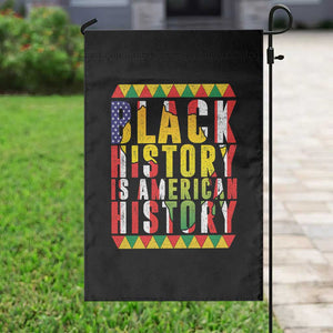 Black History is American History Garden Flag Patriotic African Pride TS02 Print Your Wear
