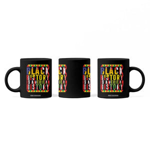 Black History is American History Coffee Mug Patriotic African Pride TS02 Print Your Wear