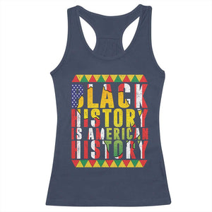 Black History is American History Racerback Tank Top Patriotic African Pride TS02 Navy Print Your Wear