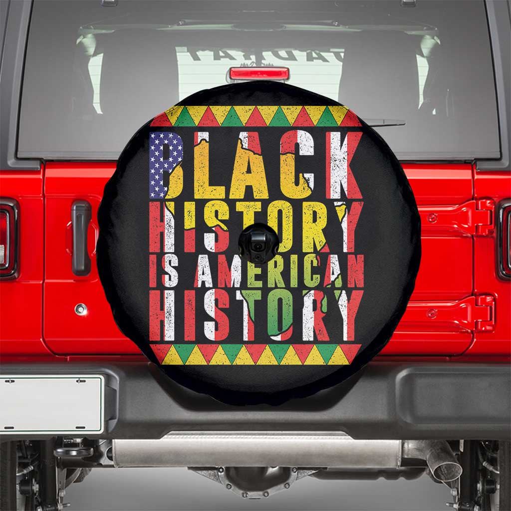 Black History is American History Spare Tire Cover Patriotic African Pride TS02 Black Print Your Wear