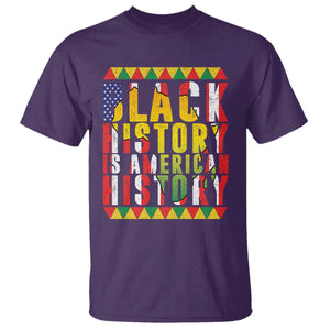 Black History is American History T Shirt Patriotic African Pride TS02 Purple Print Your Wear
