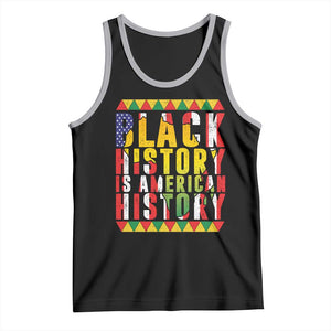 Black History is American History Tank Top Patriotic African Pride TS02 Black Athletic Heather Print Your Wear