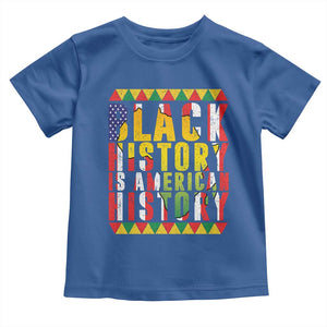 Black History is American History Toddler T Shirt Patriotic African Pride TS02 Royal Blue Print Your Wear