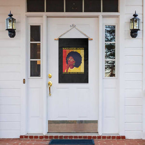 Black History Month Afro Woman Garden Flag Educated Melanated Elevated African American Empowerment TS02 Print Your Wear