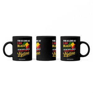 I Am Black History I Exist for a Lifetime Coffee Mug Black Pride African American Empowerment TS02 Print Your Wear